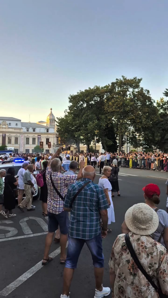 Das Wunder -Ikone auf den Straßen von Braila