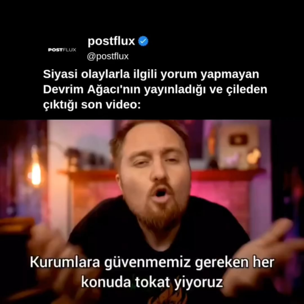 Evolution Tree beschreibt, warum das System von Türkiye korrupt ist.