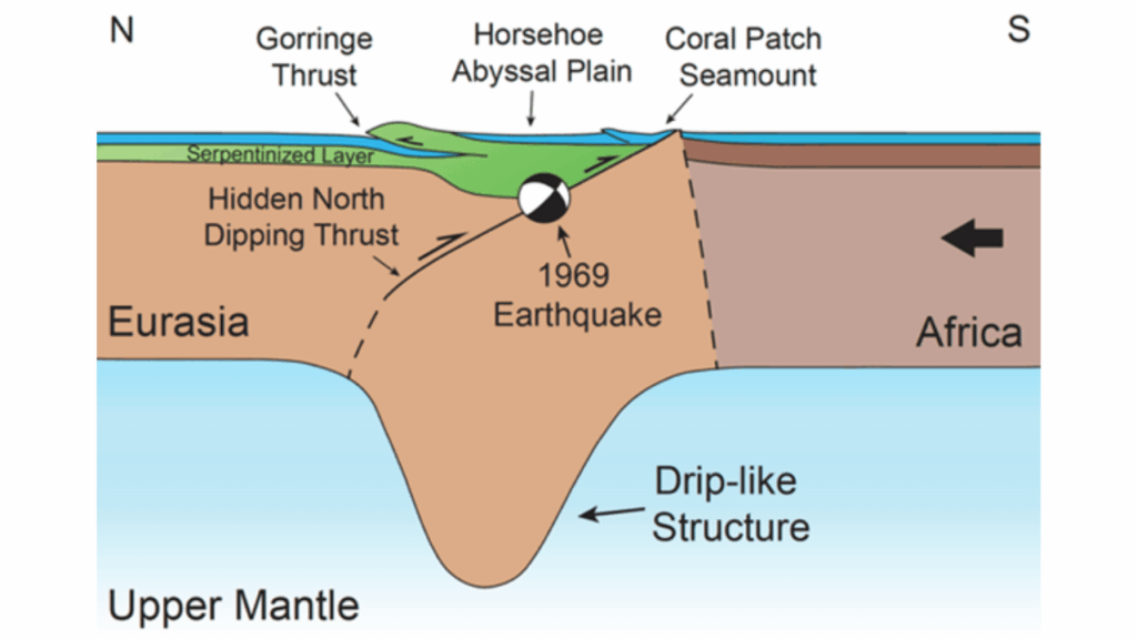 Seismische Beweise für die Delaminierung der ozeanischen Platten vor der Küste im Südwesten von Iberia legen nahe, dass die Ozeanische Delamination die Subduktionsinitiation erleichtern kann, ein langes ungelöstes Problem in der Theorie der Plattentektonik und möglicherweise sogar für einige der Erdbeben in Europa mit höchster Zeit in Europa verantwortlich sein kann