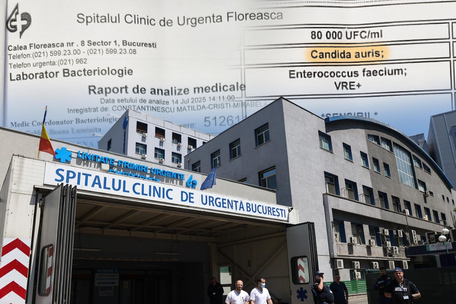 Fokal im „Florasca“ -Skrankenhaus / „Melima“. Wie die Analysen, die die belgischen Ärzte schockierten, die den Patienten aus Rumänien nach 53 Tagen in Bukarest in Bukarest erhielten Fokal im "Florasca" -Skrankenhaus / "Melima". Wie die Analysen, die die belgischen Ärzte schockierten, die den Patienten aus Rumänien nach 53 Tagen in Bukarest in Bukarest erhielten