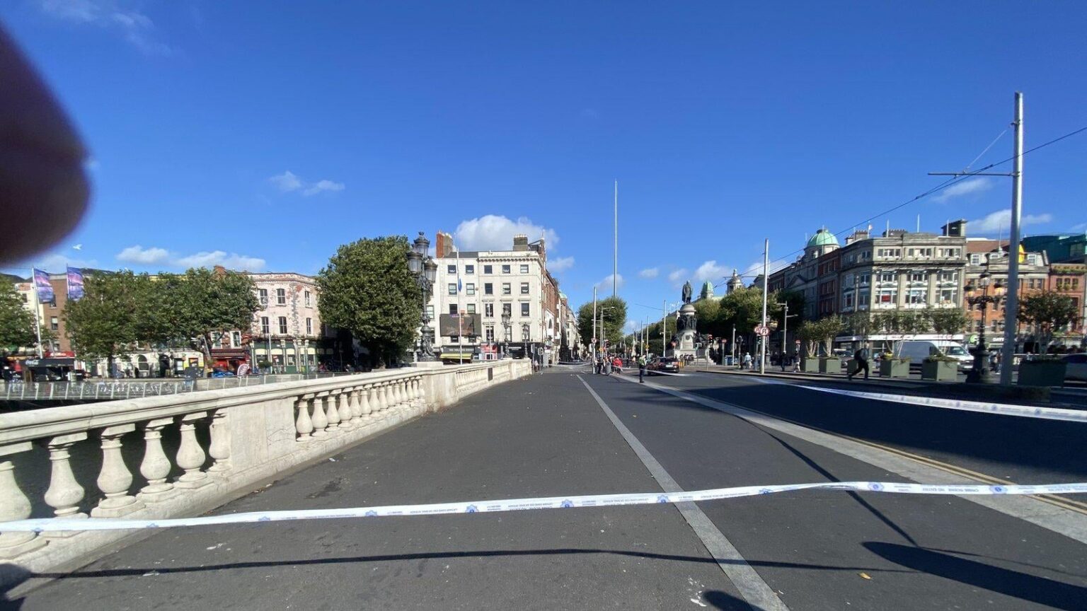 Bereiche rund um die O'Connell Street werden nach dem Angriff wieder geöffnet