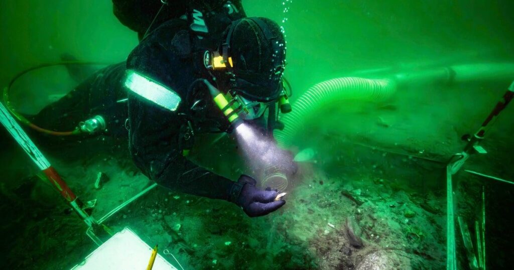 Die Siedlung Steinzeit gegen steigende Meere vor 8.500 Jahren vor Dänemark Coast gefunden