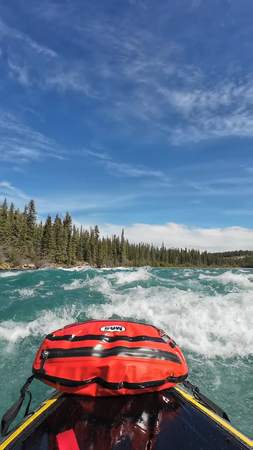 Erstmals Packrafting - Takhini River, Yukon Territory, Kanada
