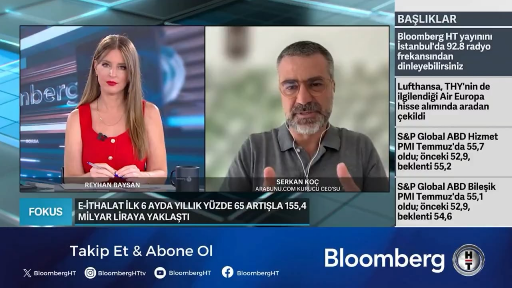 Arabunu.com - Serkan Koç: Der Wettbewerb mit Temu ist unmöglich. Im vergangenen Jahr erreichten in diesem Jahr 10 Millionen Menschen bis zu 27 Milliarden Menschen. In Türkiye ist die Smart Watch 1000 tl in Temu 227tl. Wir sollten Vorsichtsmaßnahmen gegen den Zoll von 150 Euro bis 30 Euro treffen. (Bloomberg HT)