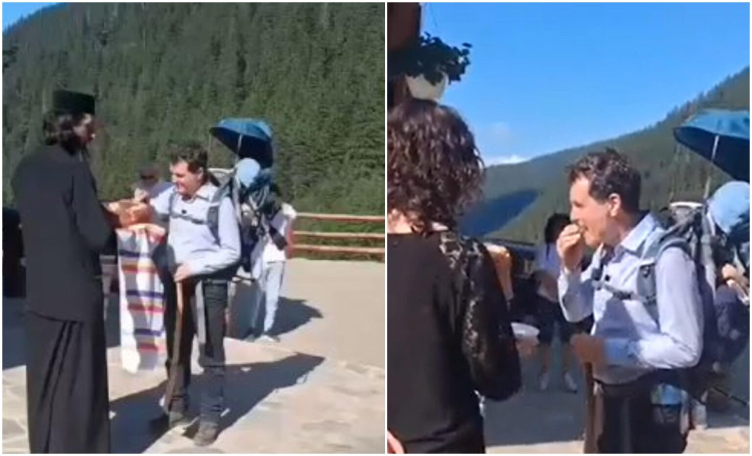 VIDEO NICUșOR DAN ging zur Pilgerreise zum Arsenie Boca -Kloster. Der Abt erhielt es mit Brot und Salz – hotnews.ro VIDEO NICUșOR DAN ging zur Pilgerreise zum Arsenie Boca -Kloster. Der Abt erhielt es mit Brot und Salz - hotnews.ro