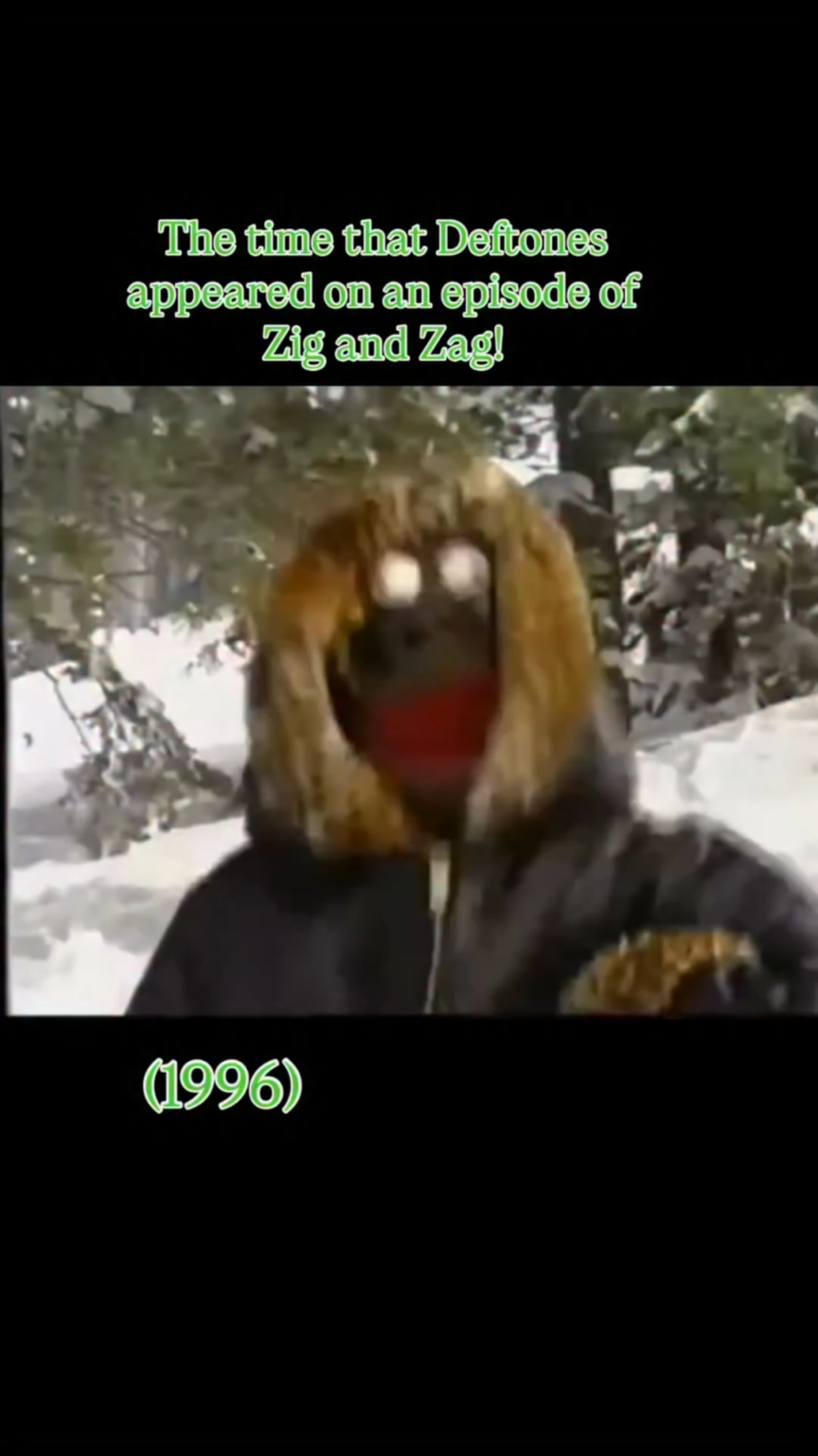 Die Zeit, in der Deftones in einer Episode von Zig und Zag erschien Die Zeit, in der Deftones in einer Episode von Zig und Zag erschien