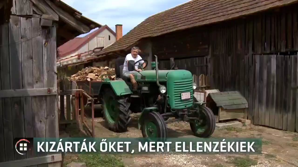 RTL -Nachrichtenbericht über das pensionierte Ehepaar, das von der International Oldtimer Association von őrség ausgeschlossen wurde, weil sie Fidesz kritisierten