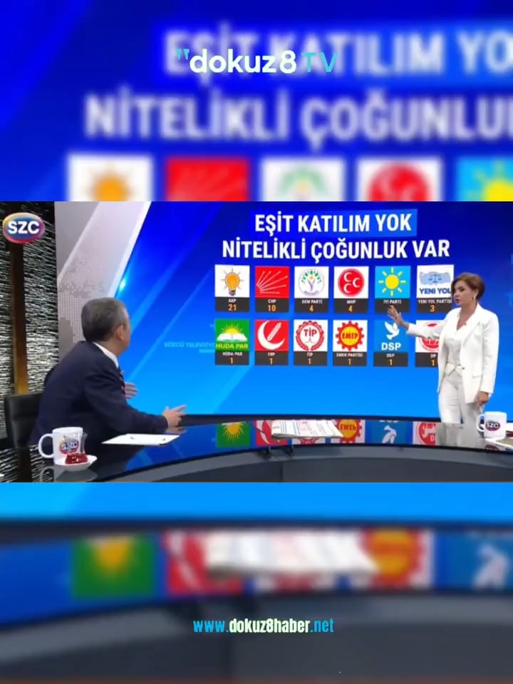 Die Reaktion auf Özlem Gürses, die die Dem -Partei von Özgür im republikanischen Allianz betrachtet: "Siehst du Dems Feind?"