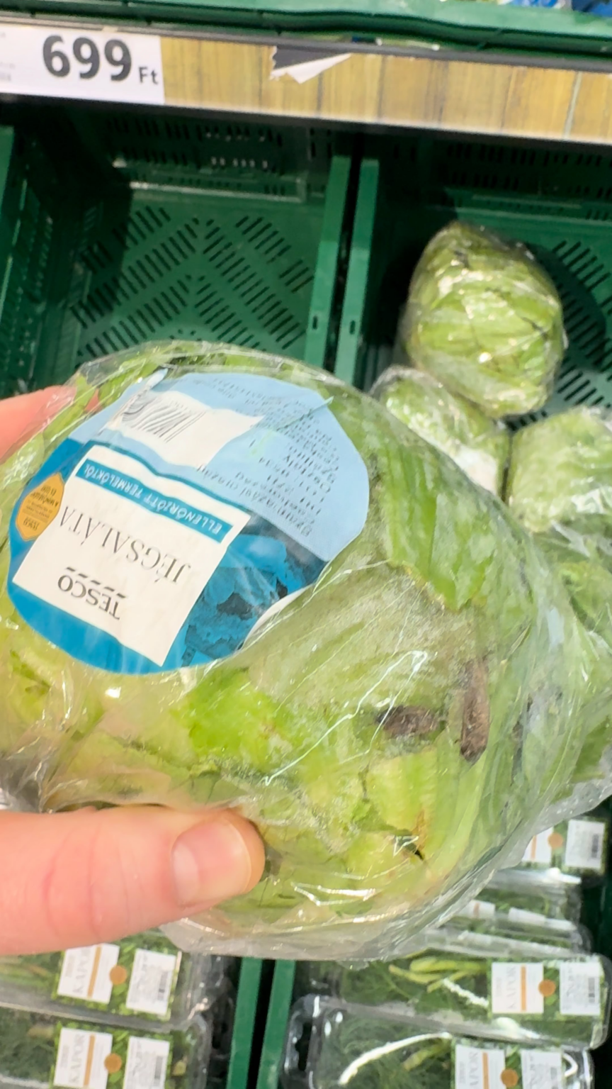 Tesco 2025 bewegende Insekten im Salat ...
