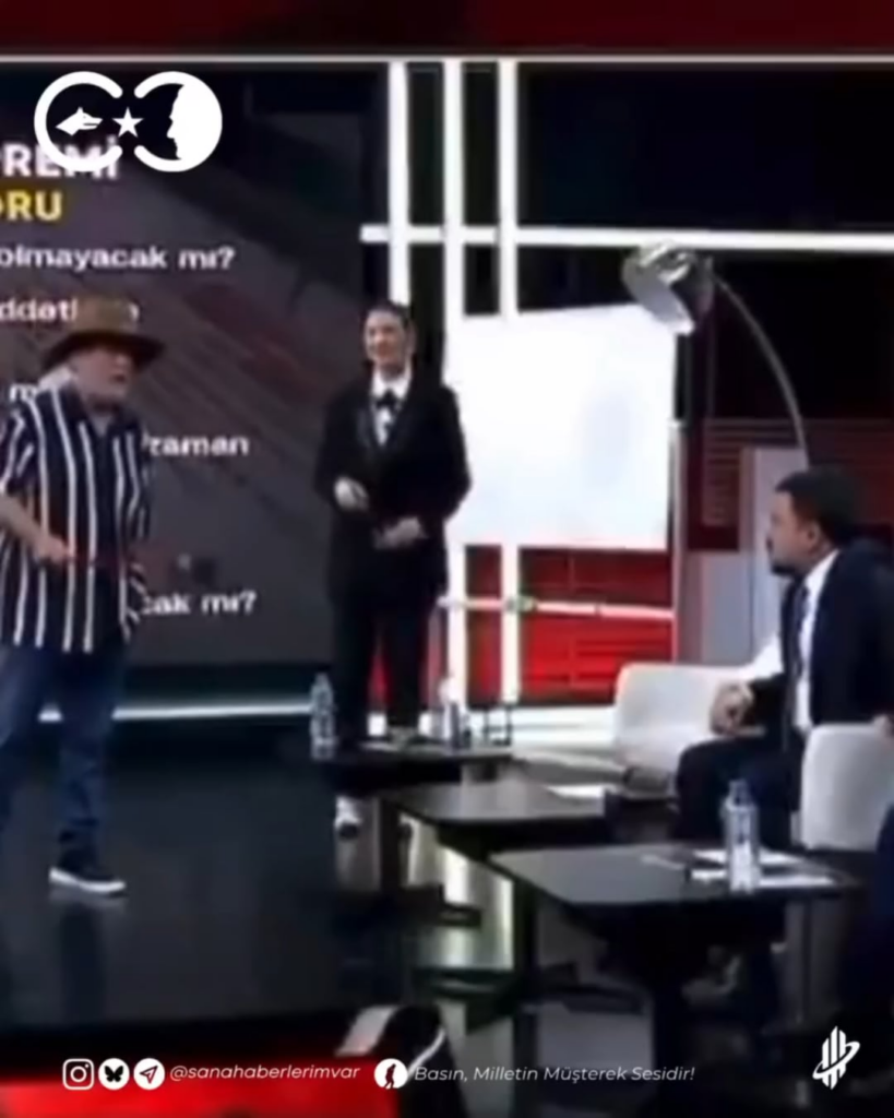 Şener üşÜMEZSOY versuchte, das Problem von Abdulkadir Selvi und Moderator zu ändern.