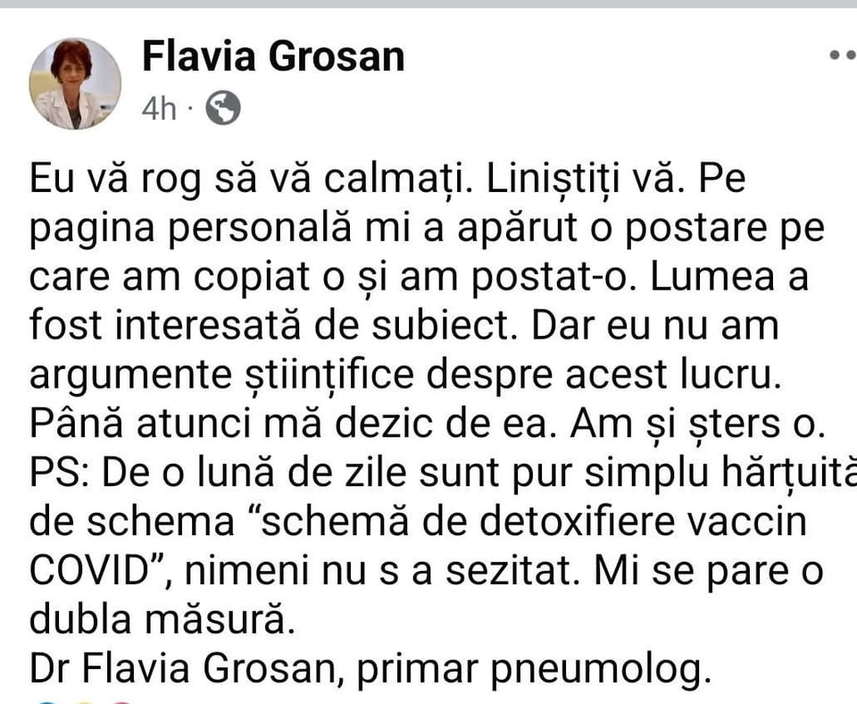 Groșan ist nackt über den Pushing -Pfosten