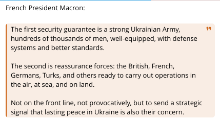 Frankreich, England und die EU versuchen, Torkiye als Sicherheitsgarant für die Ukraine im Rahmen des SO -genannten „Koalitions.