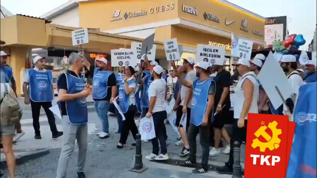 TKP: „Die Kinder der Arbeiter werden nicht verhungern, damit ihre Chefs ihre Kinder in Amerika lesen können!“ TKP: "Die Kinder der Arbeiter werden nicht verhungern, damit ihre Chefs ihre Kinder in Amerika lesen können!"