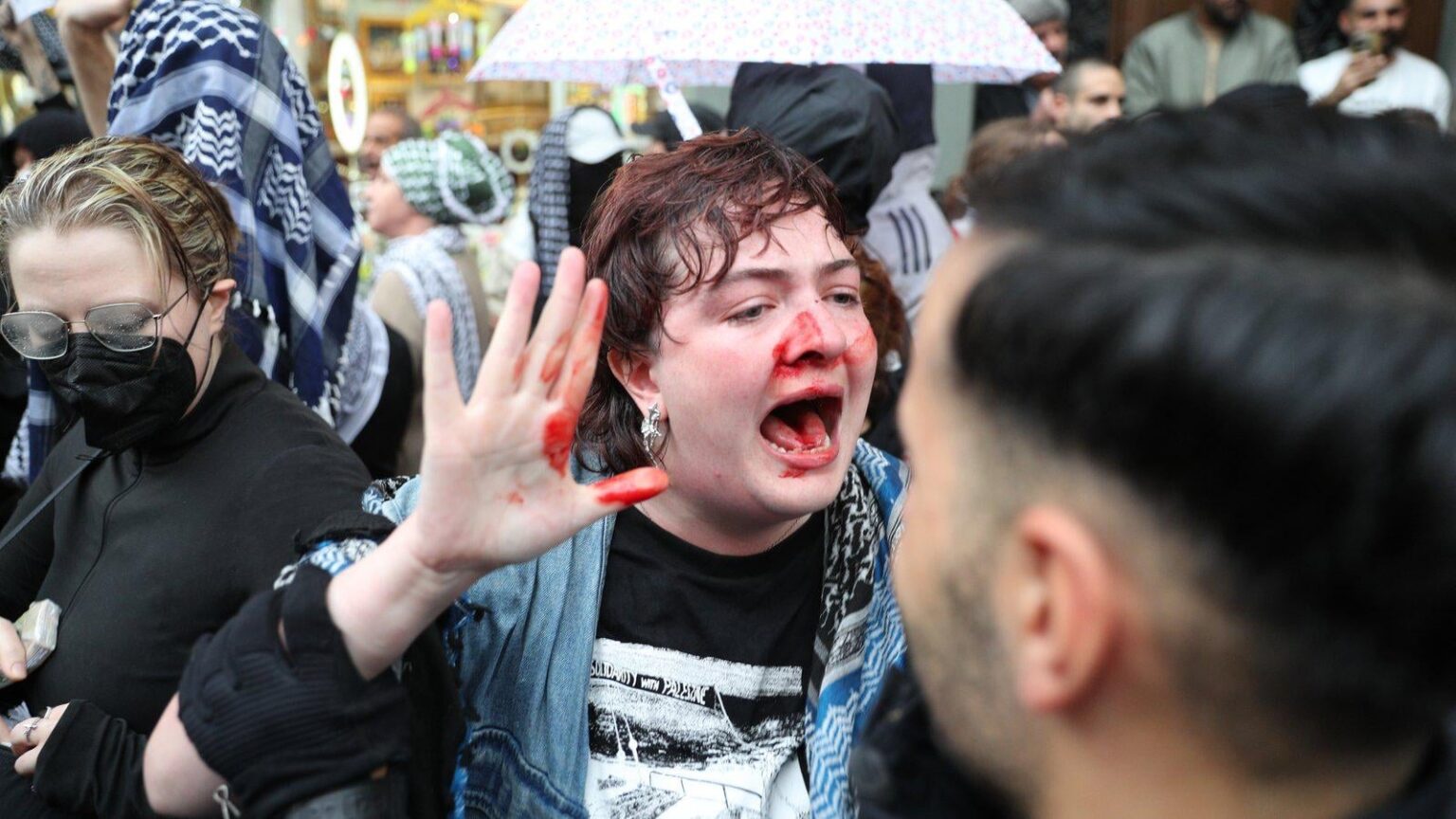 Irischer Botschafter kontaktiert die deutschen Behörden, nachdem der Protestierer angegriffen wurde