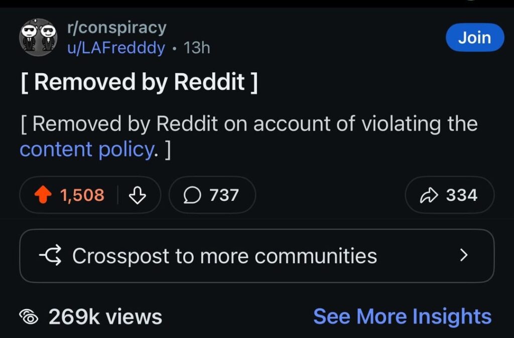 Ich habe dir gesagt, dass sie diesen Kerl von Reddit reinigen!