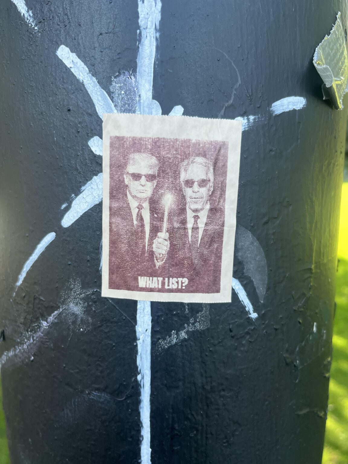 Habe diesen Aufkleber heute entdeckt.