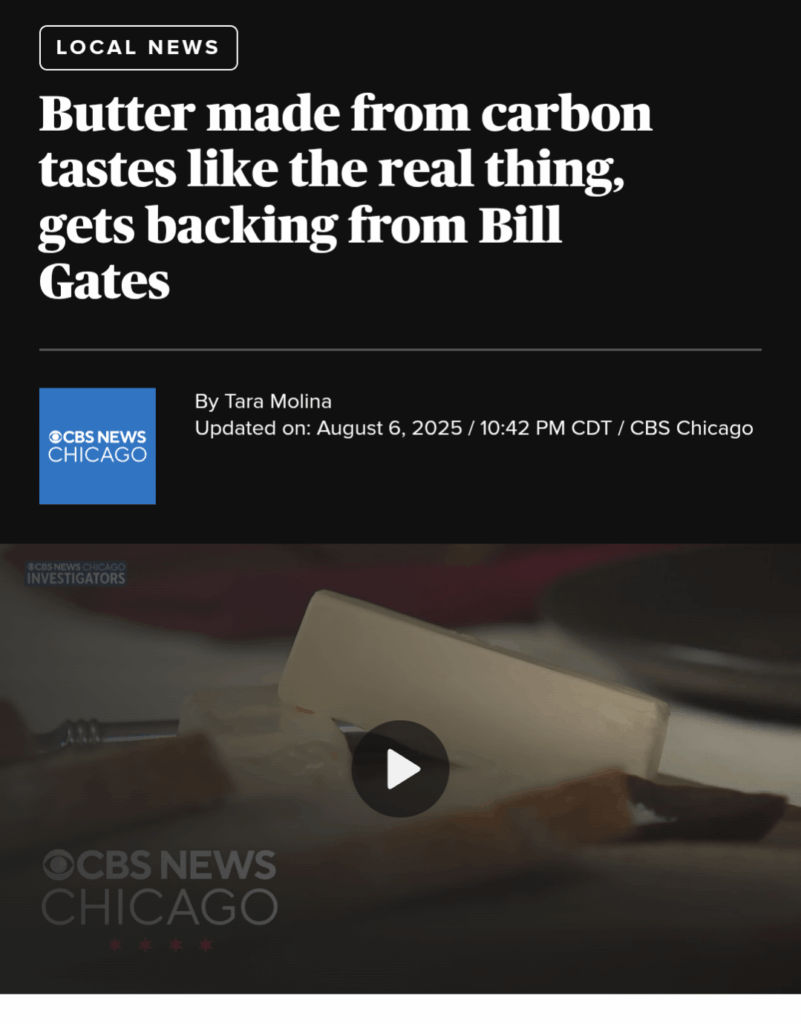 Gedanken zu Bill Gates Carbon Butter?