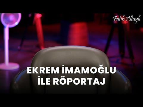 Der inhaftierte Journalist Fatih Altaylı, der inhaftiert war, interviewte Ekrem İmamoğlu, der Präsidentschaftskandidat inhaftiert.
