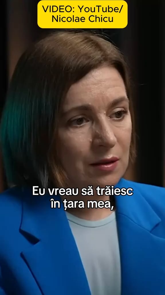 Maia Sandu erklärt, warum sie in die Politik eingetreten ist: Ich liebe mein Land und möchte in meinem Haus Rumänisch sprechen