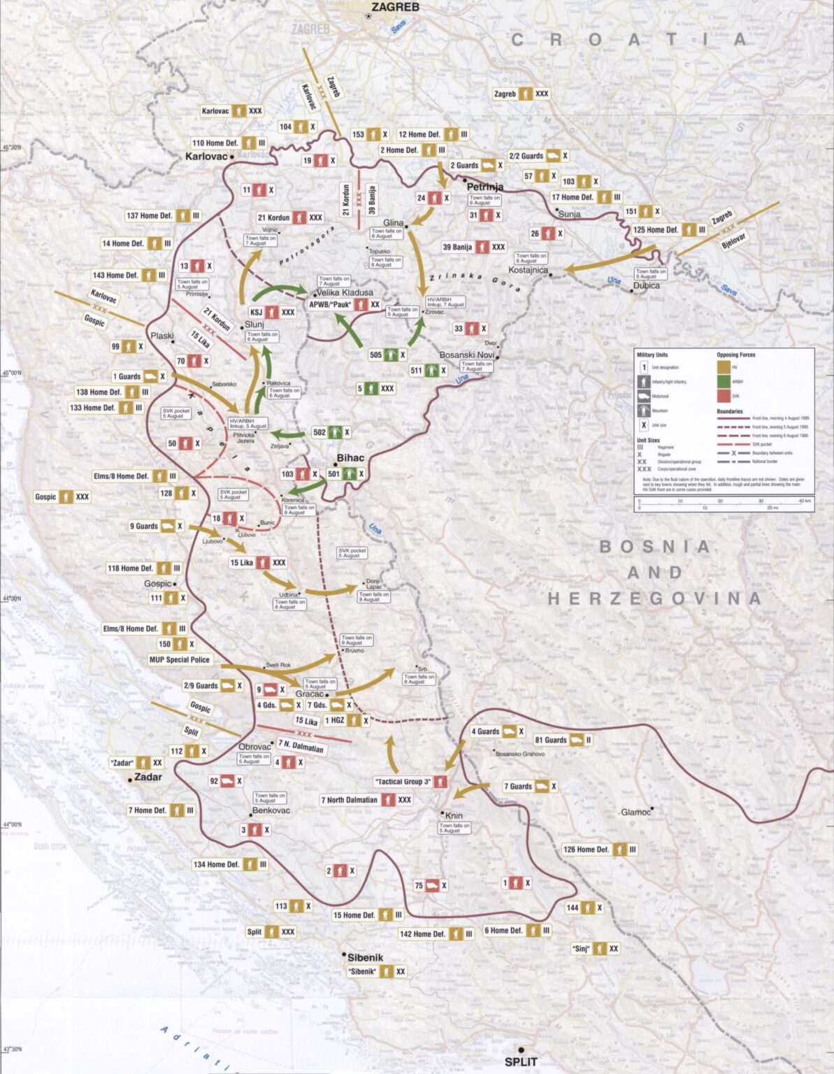 An diesem Tag vor 30 Jahren startete Kroatien Operation Storm, eine entscheidende viertägige Militäroffensive, die besetzte Territorium befreit, den Serb-Aufstand und letztendlich zum Ende der Kriege in Kroatien und Bosnien-Hegowina führte. An diesem Tag vor 30 Jahren startete Kroatien Operation Storm, eine entscheidende viertägige Militäroffensive, die besetzte Territorium befreit, den Serb-Aufstand und letztendlich zum Ende der Kriege in Kroatien und Bosnien-Hegowina führte.
