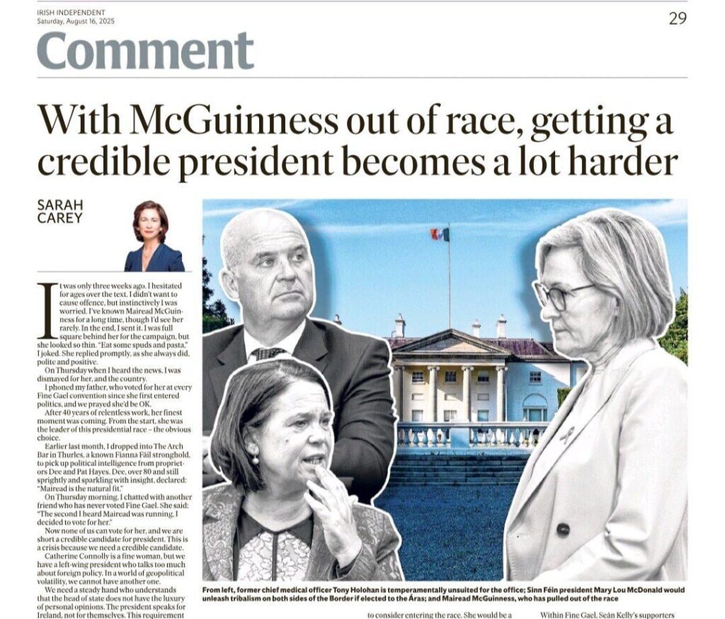 Sarah Careys Indo -Artikel -Bild lässt den einzigen Kandidaten aus, der definitiv auf dem Stimmzettel ist Sarah Careys Indo -Artikel -Bild lässt den einzigen Kandidaten aus, der definitiv auf dem Stimmzettel ist