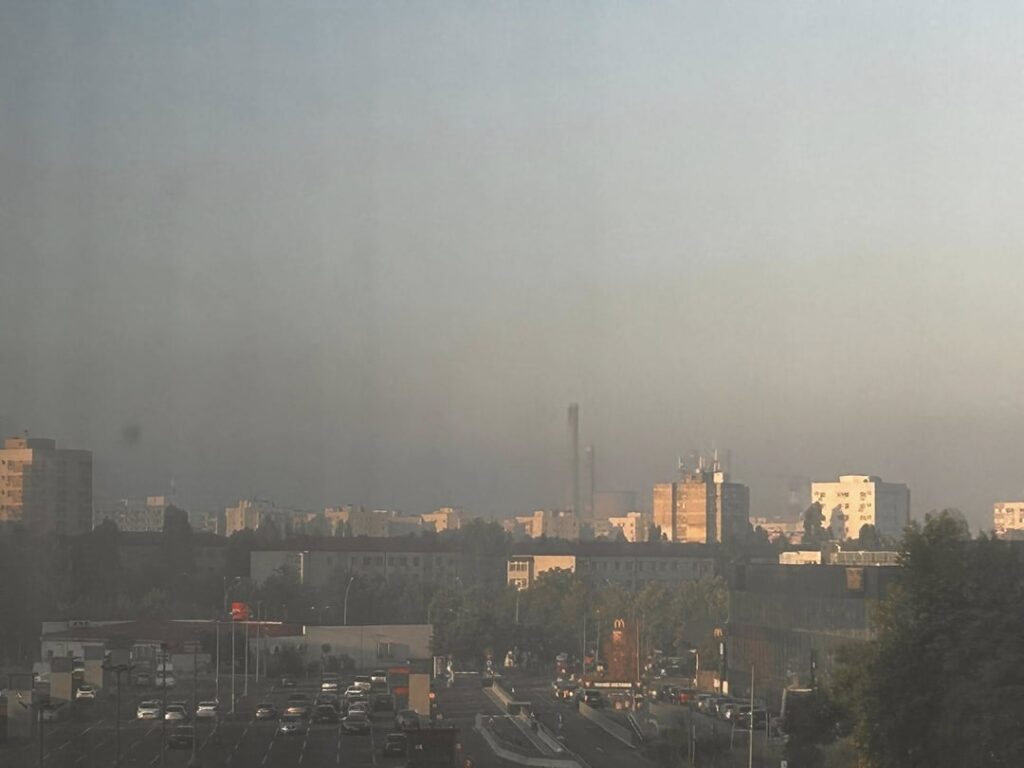 Massive Verschmutzung in Bukarest nach dem Feuer aus dem roten Drachen