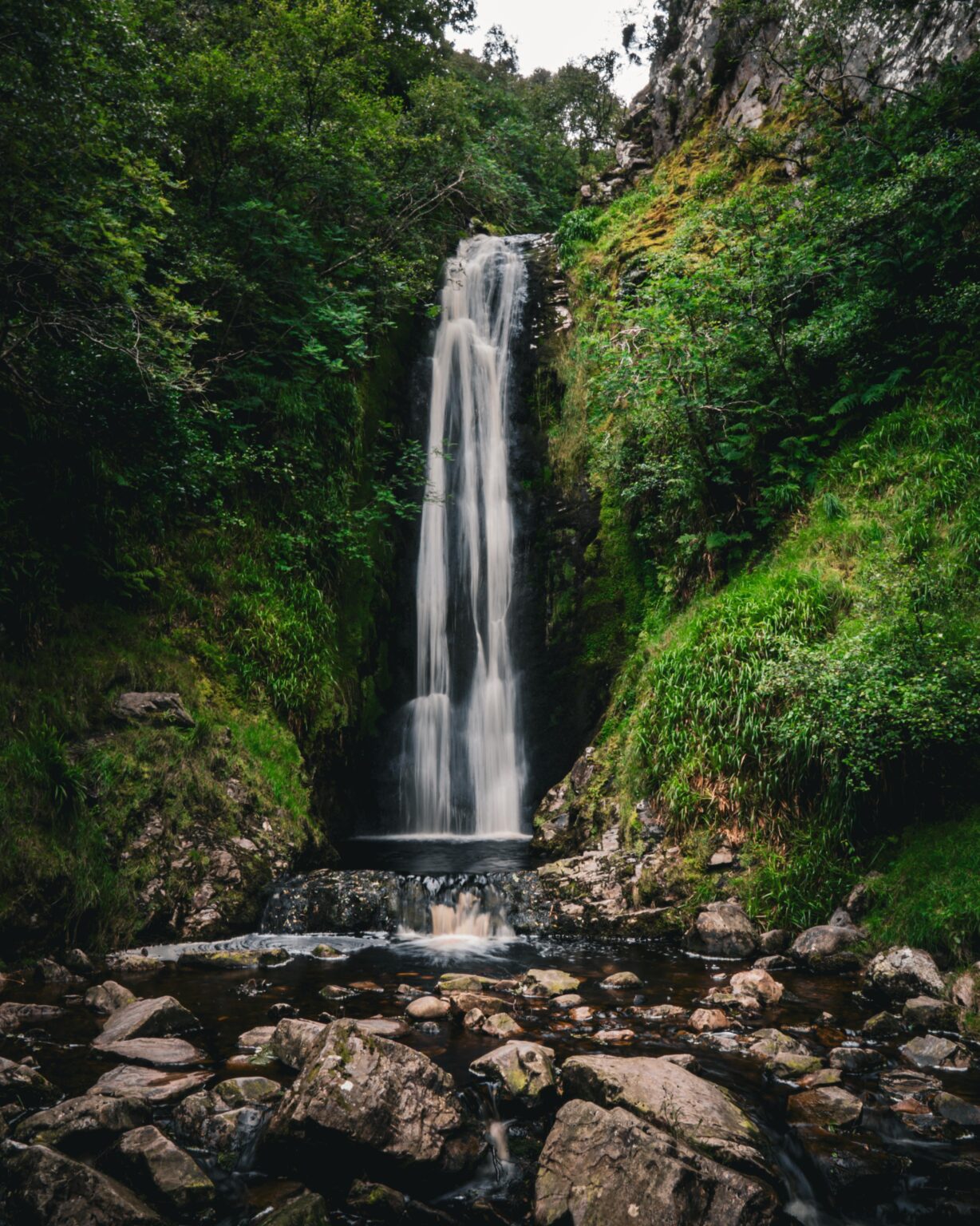 Glenevin Wasserfall