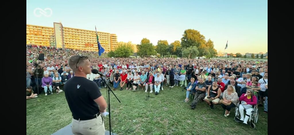 Peter Magyar nimmt gerade die Landschaft