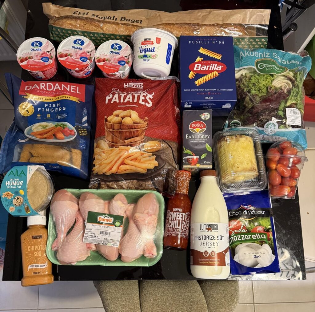 Es hielt TL 1,363, Nahrungsmittelinflation 28 %laut Turkstat!