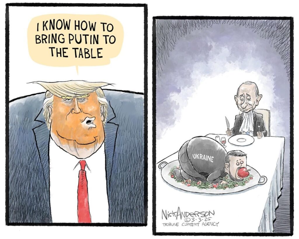 Bringen Sie Putin auf den Tisch von Nick Anderson.