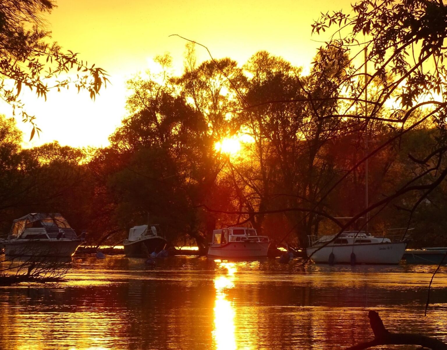 Der großartige Sonnenuntergang