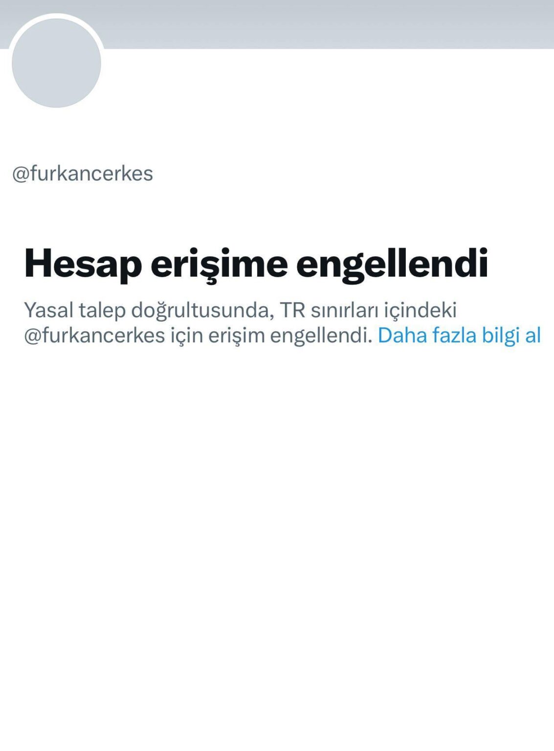 Furkan Bölükbaşı, bekannt als Furkan Bölükbaşı in den sozialen Medien, wurde daran gehindert, auf das X -Profil zuzugreifen.