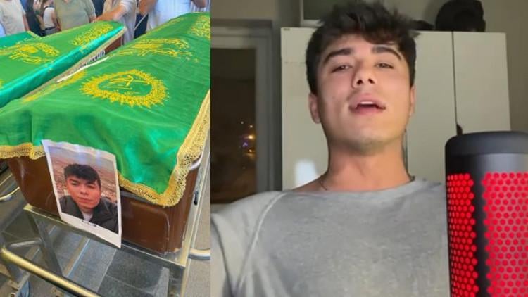 22 -jährige türkische Jugend Hakan Cakir, "Menschen" der Schwester "Volk", indem er seinen Bruder und seine Mutter stechte, starben durch Erstechen.