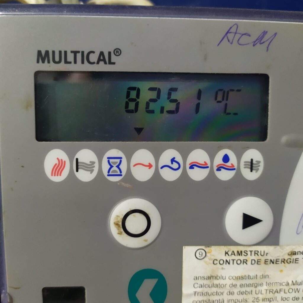 Skalierung der Skalierung in Bukarest - heißes Wasser über 85,5 ° C übersteigt