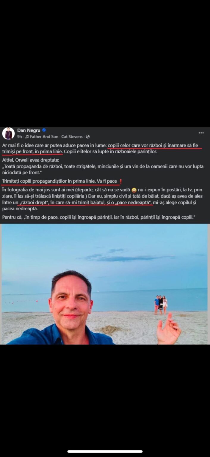 Dan Schwarzer und unfairer Frieden