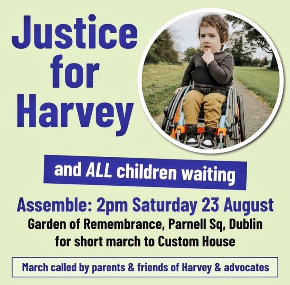 [Justice for Harvey] Marsch für alle Kinder, die warten. Sa 23. 14 Uhr Dublin