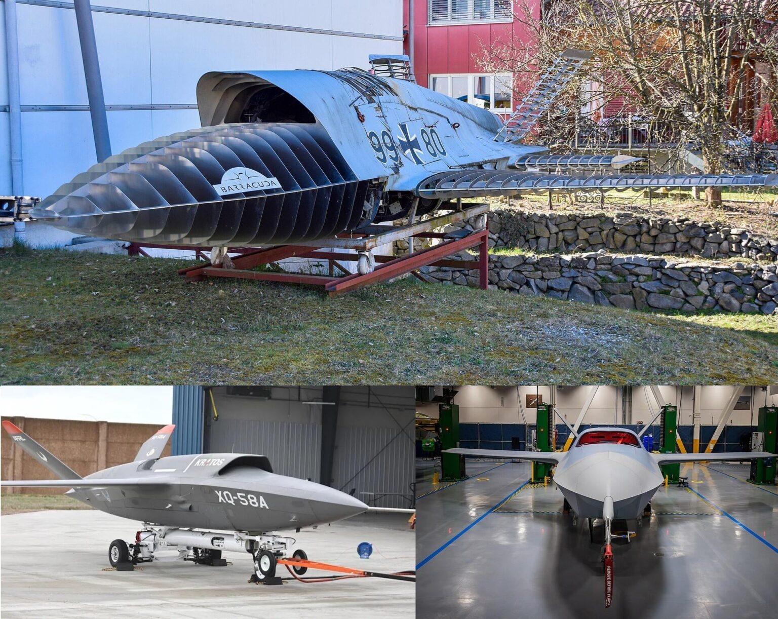 Die Überreste der deutschen Barrakuda -Drohne aus den 2000er Jahren und der amerikanischen loyalen Flügelmann -Drohnen -Unternehmen wollen der Luftwaffe anbieten.
