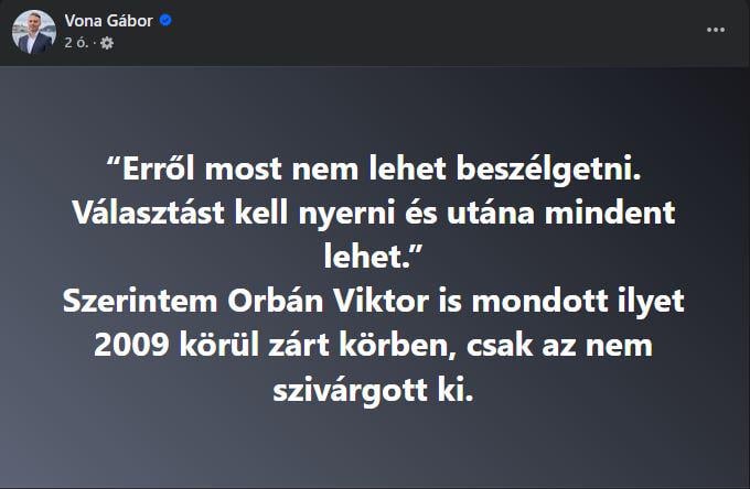 Wenn jemand immer noch der Meinung ist, dass Vona eine autonome Figur war.