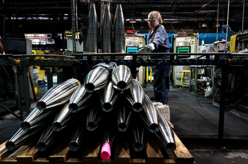 Europäische militärisch-industrielle Produktion für die Ukraine übergeht die USA