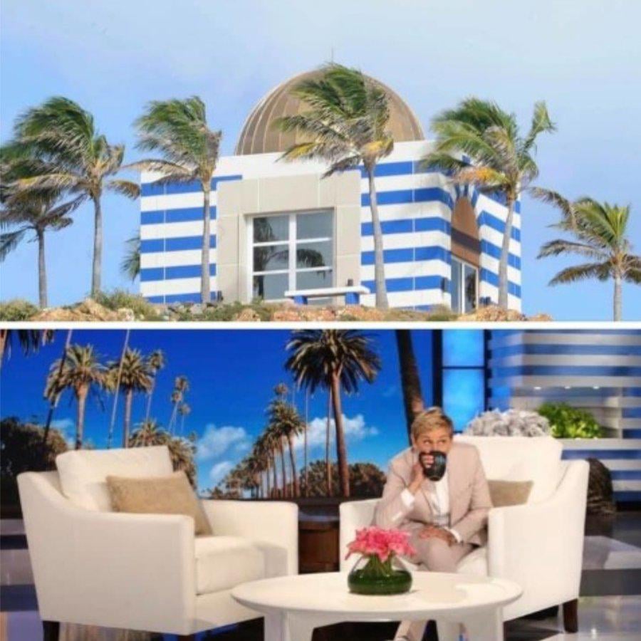Warum sah die Ellen DeGeneres Show Set wie Epstein Island aus ...?