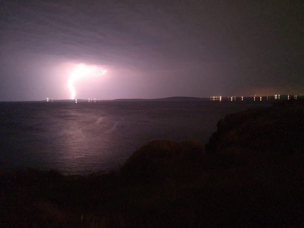 Einige der auf Gabelhellen aus Ballybunion, Co. Kerry sichtbar