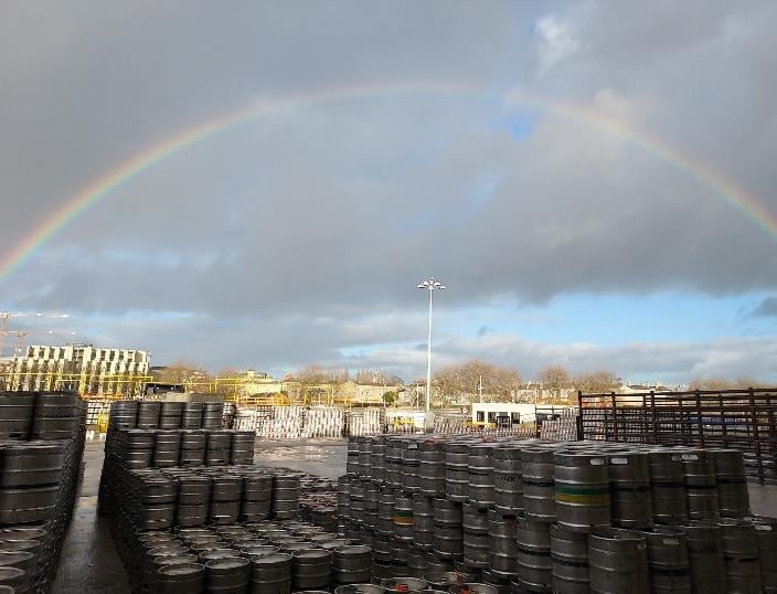 Es ist nicht das Ende des Regenbogens, sondern die Mitte