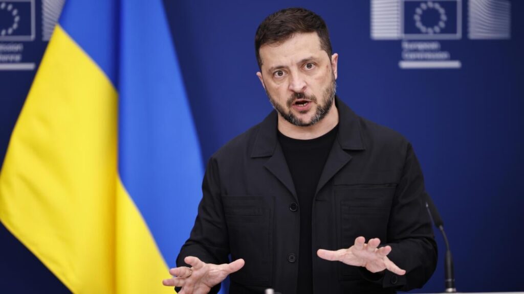 NATO-ähnlicher Schutz für die Ukraine im Fokus als Zelensky, europäische Führer zum Trump-Treffen NATO-ähnlicher Schutz für die Ukraine im Fokus als Zelensky, europäische Führer zum Trump-Treffen