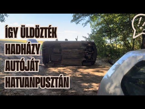 Also jagten sie Hadházys Auto in Hatvanpusztta
