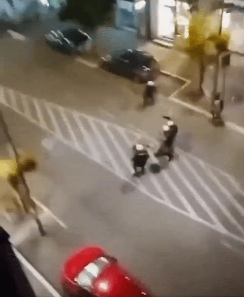 Polizeibrutalität in Serbien