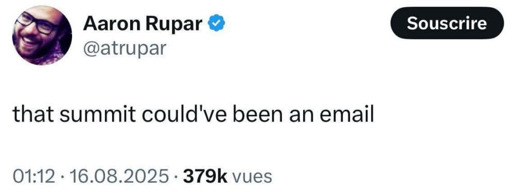 Es hätte eine E -Mail sein können