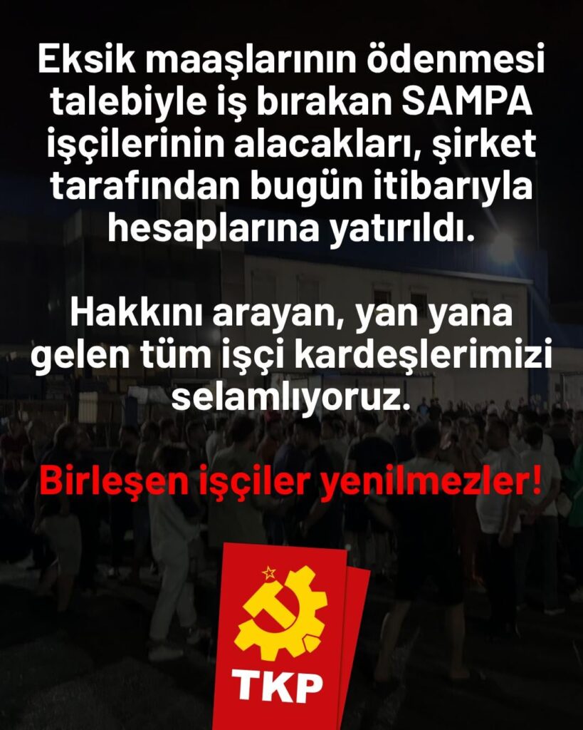 Vor ein paar Tagen hängen die Sampa -Arbeiter ihre Nächte auf und sagten: "Lassen Sie die Ehrenwerte ausgehen." Sie forderten ihre Freunde auf, aufzuhören. Es ist eine Freude, erfolgreich zu sein.