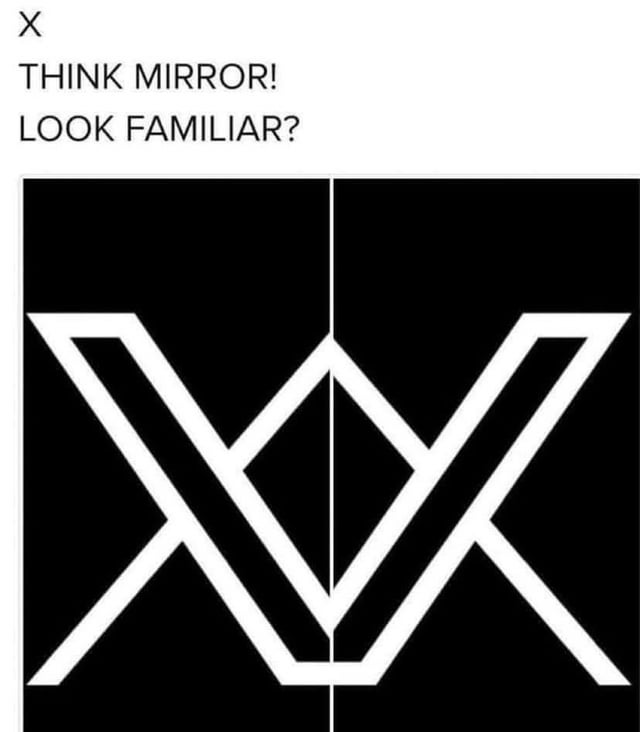 Die x -Symbolik dekodiert.