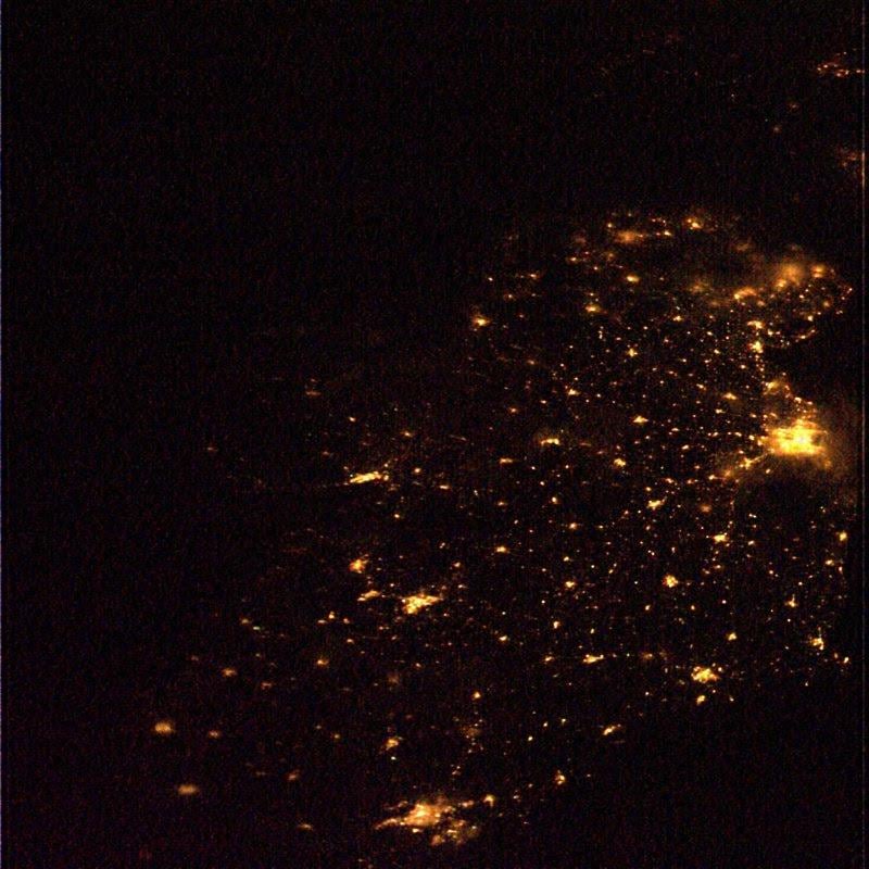 Irland aus dem Weltraum