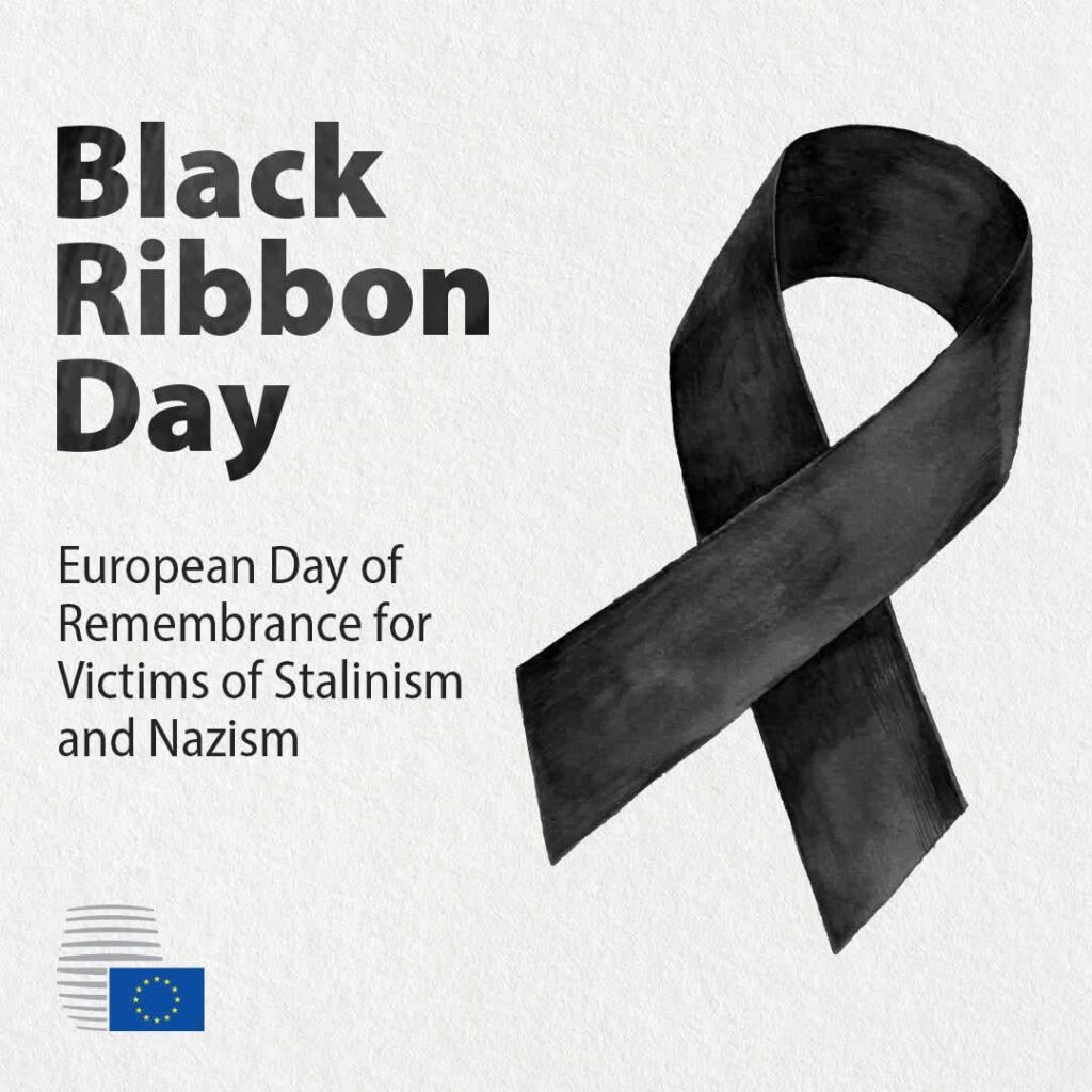 Heute ist der schwarze Ribbon -Tag in Europa. Ein Tag der Erinnerung an die Opfer totalitärer Regime